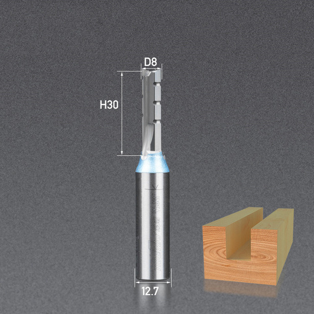 12.7 مللي متر shank-1pcs ، cnc الصلبة كربيد النجارة النقش راوتر بت ، 3 المزامير مستقيم الخشب الطحن القاطع ، TCT قطع نهاية مطحنة