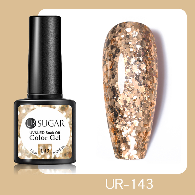 ur sugar 7.5ml gel nail polish nail color soak off uv gel varnish semi permanent uv gel nail art varnish base top coat