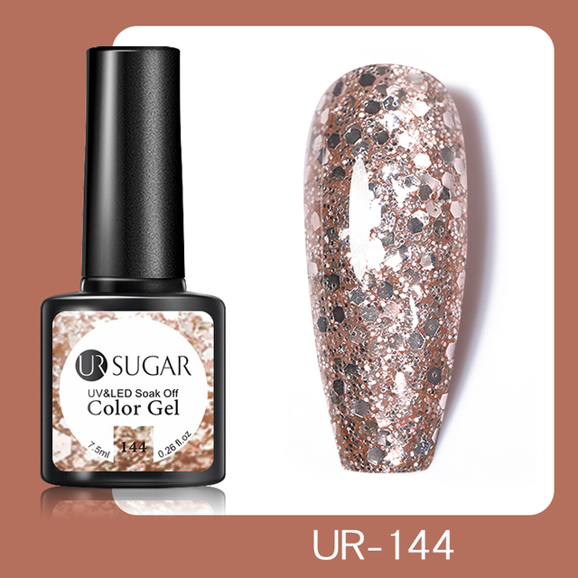 ur sugar 7.5ml gel nail polish nail color soak off uv gel varnish semi permanent uv gel nail art varnish base top coat