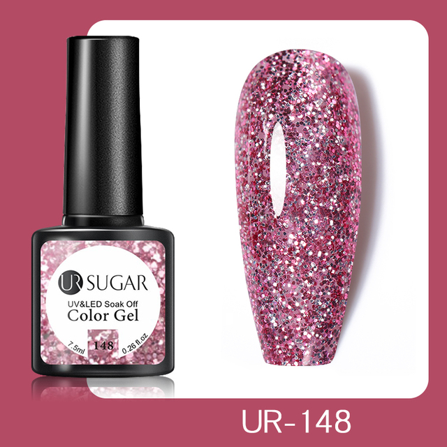 ur sugar 7.5ml gel nail polish nail color soak off uv gel varnish semi permanent uv gel nail art varnish base top coat