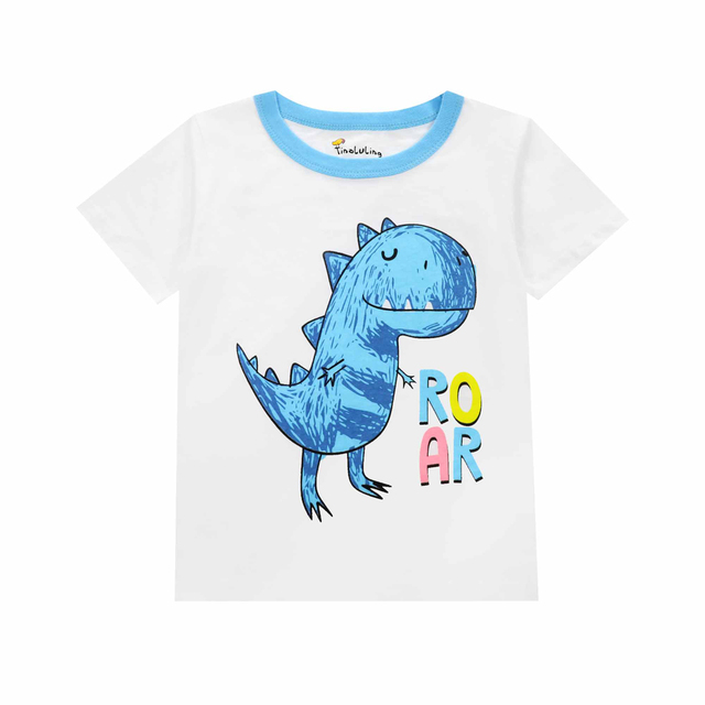 Summer Cartoon Baby Boys T-Shirt Baby Boys T-shirt Baby Boys Clothes Soft Cotton T-shirt 2-8 Years Kids Clothes