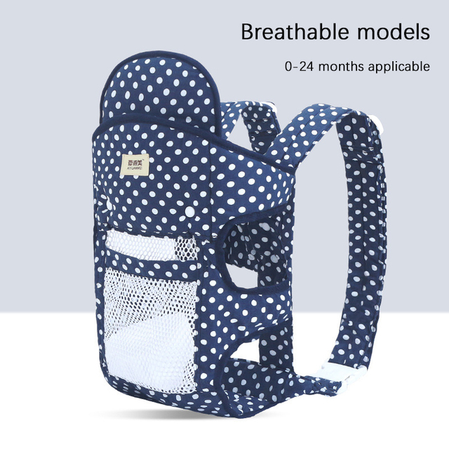 New Baby Carrier Double Shoulder Mesh Breathable Soft Multifunctional Mother Sling Wrap Baby Kangaroo Adjustable Safety Carrier