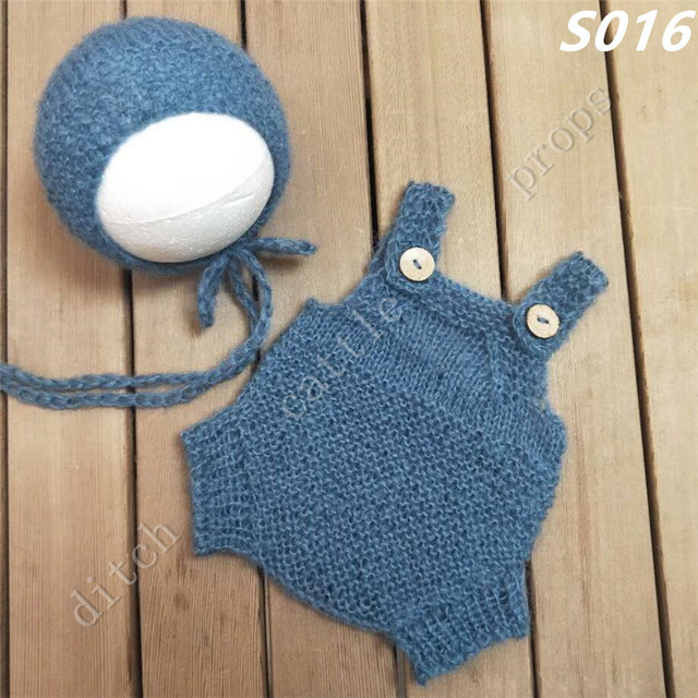 Newborn photography props, pants, hats, mohair woven props, newborn photography clothes