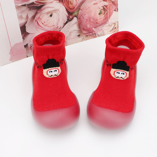 Baby Boy Girl Shoes Autumn Winter Spring Infant Nonslip Sock Baby Soft Rubber Sole Sock Toddler Shoes Anti-slip Floor Socks Shoes