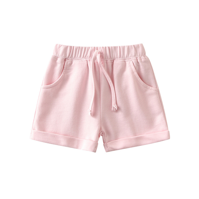 Children's cotton beach shorts, boys and girls' casual shorts, children's summer clothes