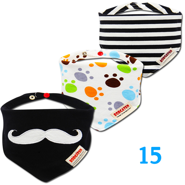 3pcs Organic Cotton Baby Gauze Scarf Burp Cloth Bandana Bibs Newborn Baby Boy Infant Girl Toddler Winter Scarf Waterproof Bib