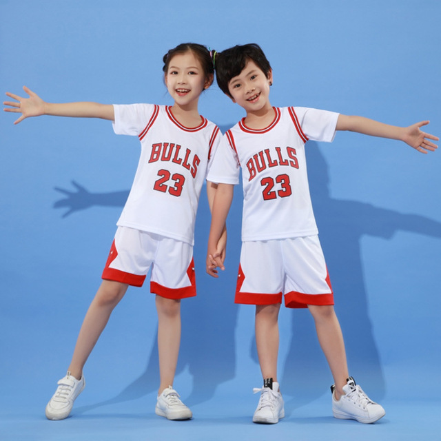 Baby boy basketball uniform outdoor sportswear 3-12 years old girls youth short suit summer children designer clothes set