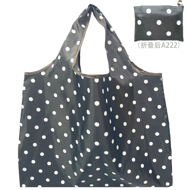 Reusable Oxford Shopping Bag Large Size Foldable Tote Bag Washable Cloth Eco Friendly Grocery Bags