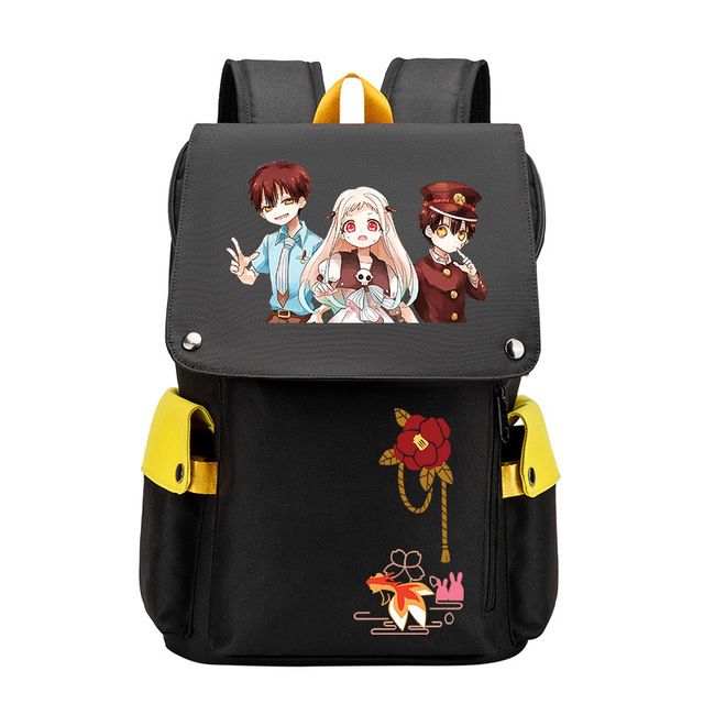 Anime Toilet Bound Hanako-kun Backpack Cartoon Large Capacity School Bag Fashion Multifunctional Laptop Backpack Travel Bag