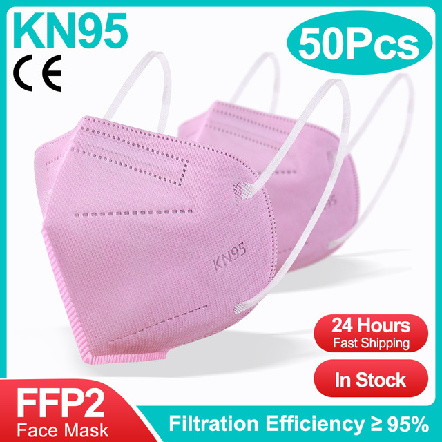 5-100pcs ffp2fan reusable kn95 masks ce approved adult ffp2reuse zable mascherine KN95 Mascarillas face mask protective masks