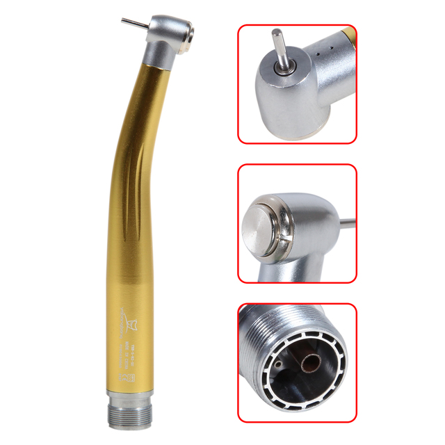 High Speed ​​Dental Handpiece, 2 or 4 Holes, Push Button, Standard Air Turbine, NSK Compatible Rotator/Cartridge