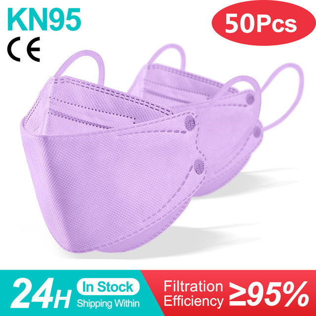 FFP2 Fish Mask KN95 Face Masks CE Protective Breathing Filter Adult fpp2mascarillas kn95 fish mask ffp2dust mask ffp2