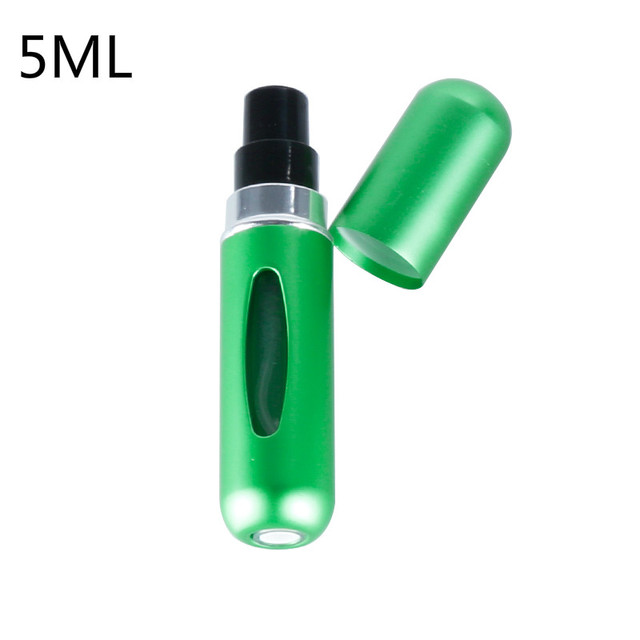 5ml Perfume Atomizer Portable Liquid Container For Cosmetics Small Aluminum Atomizer Coachella Empty Bottle Refillable For Travel