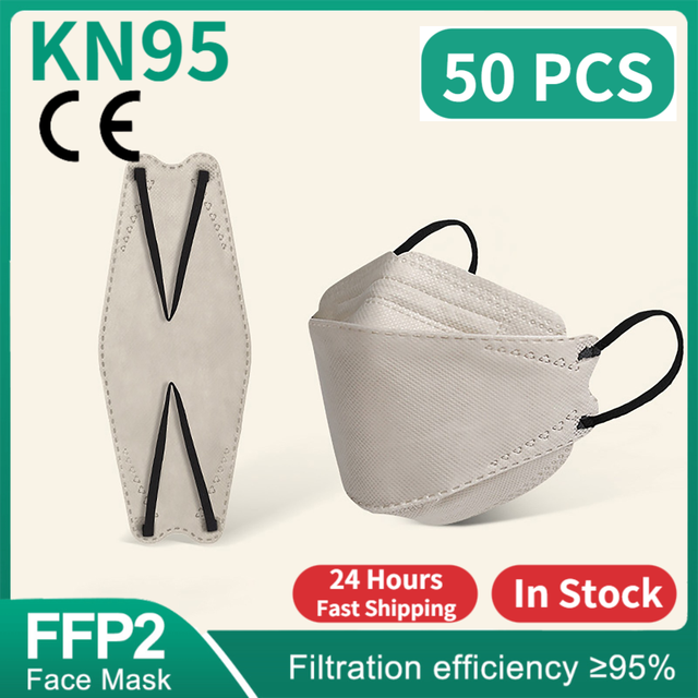 CE FFP2 قناع المسكرة التنفسية FPP2 KN95 mascarilla fpp2 homology ada 4 طبقة قناع وجه السمك الكوري fp2 قناع أسود ffp2tool KN95