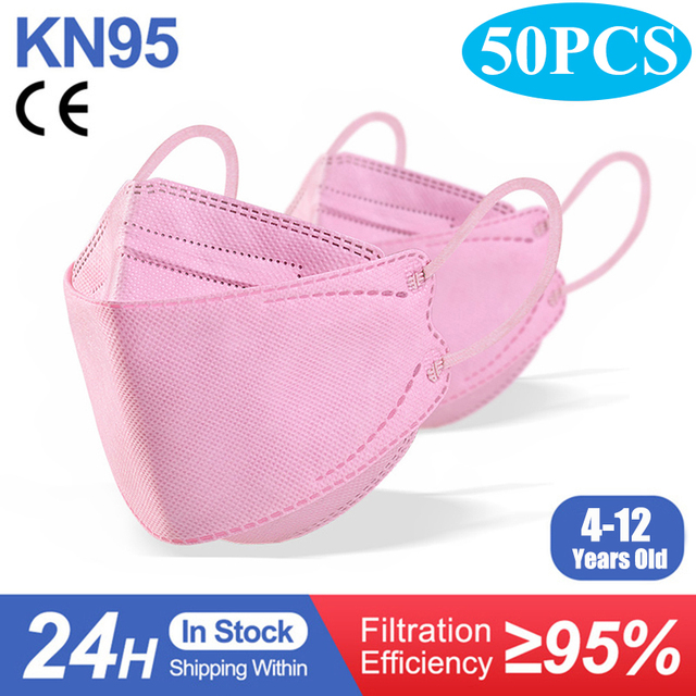 Kids kn95 Masks ffp2mascarillas Fish ffp2 Ninos Child Respirator Mouth Mask Respirator N95 Mask KN95 Mascarillas Infantil