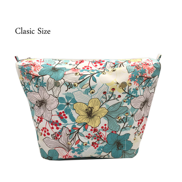 Women's Classic Mini Floral Briefcase Bag, Interior Zipper Pocket, Water Resistant Coating