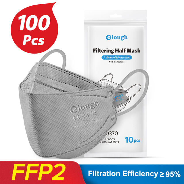 10-100pcs Health Approved FFP2 Masks KN95 Mascarillas CE Breathing Filter Fish Mask Protective ffp2mask Reusable Face Mask