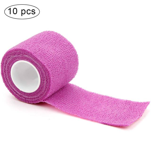 1/6/10/20pcs Disposable Tattoo Bandage Self Adhesive Elastic Bandage Handle With Tube Tighten Permanent Makeup Accessories