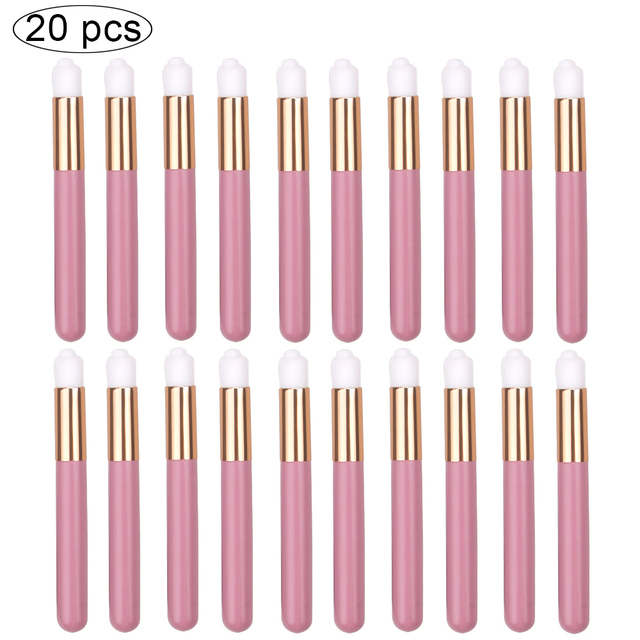 10/20pcs Eyelash Eyebrow Cleaning Brush Nose Blackhead Brushes Clean Brush Lash Shampoo Professional Eyelash Brush Accessories