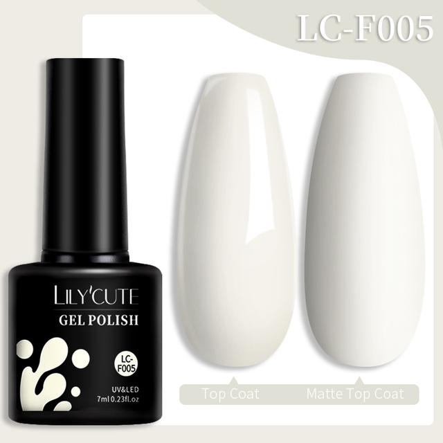 LILYCUTE Thread Shell Nail Gel Polish 7ml Pearl Shell Semi Permanent UV Gel Base Top Coat Popular in Autumn and Winter