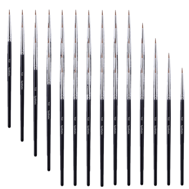 5/10/20/50pcs Eyebrow Contour Makeup Brushes Eyebrow Eyeliner Brush Professional Super Thin Angled Liner Eye Brush Make Up Tools