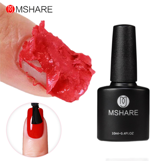 Mshare Nude Nail Gel Polish Soak Off UV Nail Gel Base Coat Nail Art Top Coat Varnish Semi Permanent Curing With Nail Dryer