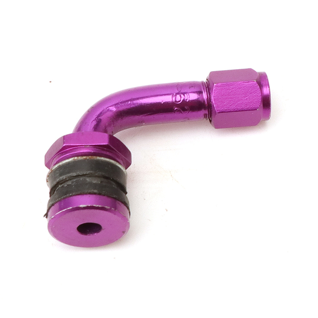 1PC Alloy Rubber Straight Valve/Curve Tubeless Tire Valve Bicycle Auto Parts Tire Valve Accessories 5 Colors