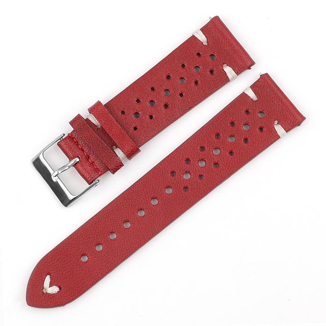 Onthelevel Leather Watch Strap 18mm 20mm 22mm 24mm Gray Color Watch Band Quick Release Watch Straps Replacement