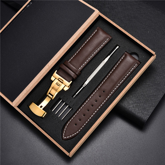 Soft Leather Watch Straps for Samsung Galaxy Gear S3 Business Strap Bracelets Men Women Watches 18mm 20mm 22mm 24mm