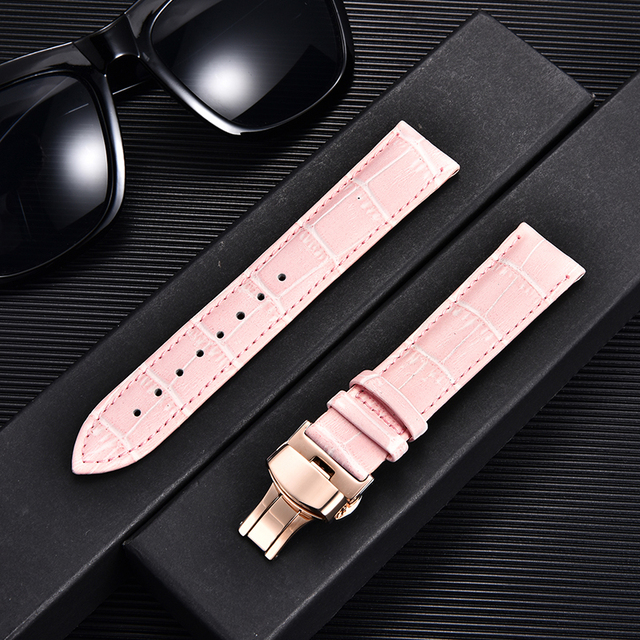 REMZEIM New Watch Band Strap Woman Watchbands Genuine Leather Strap Watch Band 18mm 20mm 22mm 24mm Multicolor Watch Bands