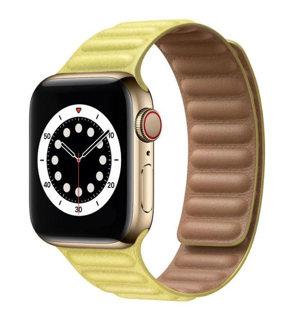 Genuine Leather Strap for Apple Watch SE 7 6 5 4 Band Magnetic Loop Wirstband 38mm 40mm 41mm 42mm 44mm 45mm Women Men Bracelet