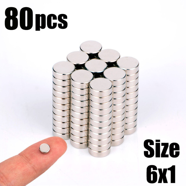 20 50 100pcs 5x2 6x1 6x2 4x2 Neodymium Magnet NdFeB Round Super Strong Permanent Magnetic imanes Disc 4x1 5x3