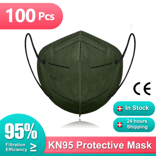 KN95 mascarillas 5-layer ffp2 approved colors morandi masque adult face masks fpp2 homology ada ffp2masque negras certified kn95