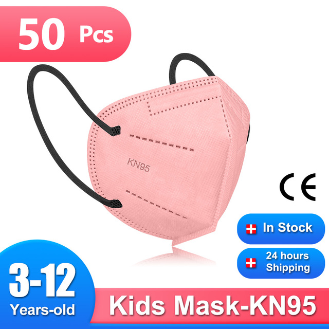 baby masks kids kn95 disposable face mask mascarillas fpp2 ninos homology ad ffp2 children safety dust protection non woven mask