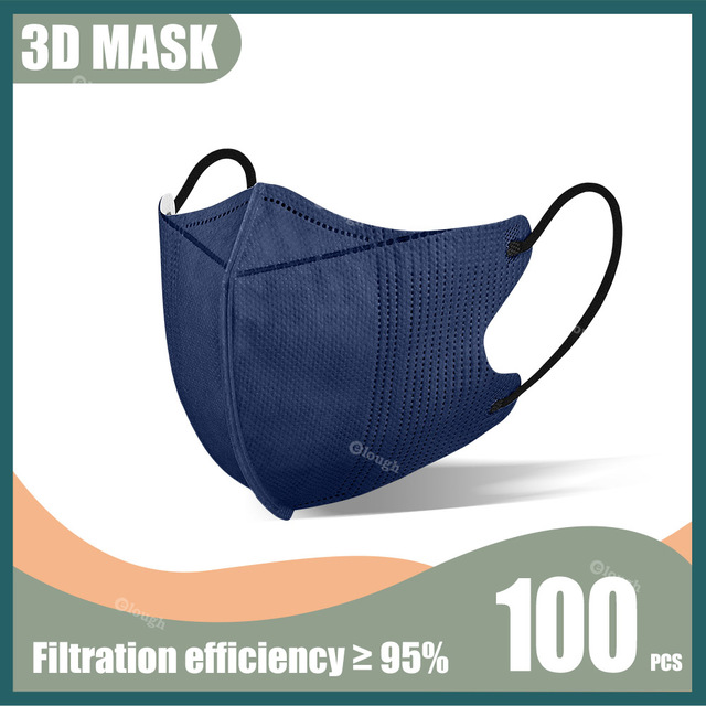 Elough Morandi 3D Mask for Mascaras kn95 korean fish mask ffp2fan adult 4L Ayers FFP 2 KN95 Mask KN 95 Mask Black