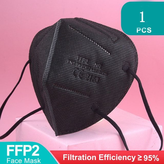 قناع ffp2 negras ffp2 متعدد الألوان ffp2 mascarillas kn95 mascarillas fpp2 قابل لإعادة الاستخدام ce قناع واقٍ الجهاز التنفسي fpp2 mascarillas