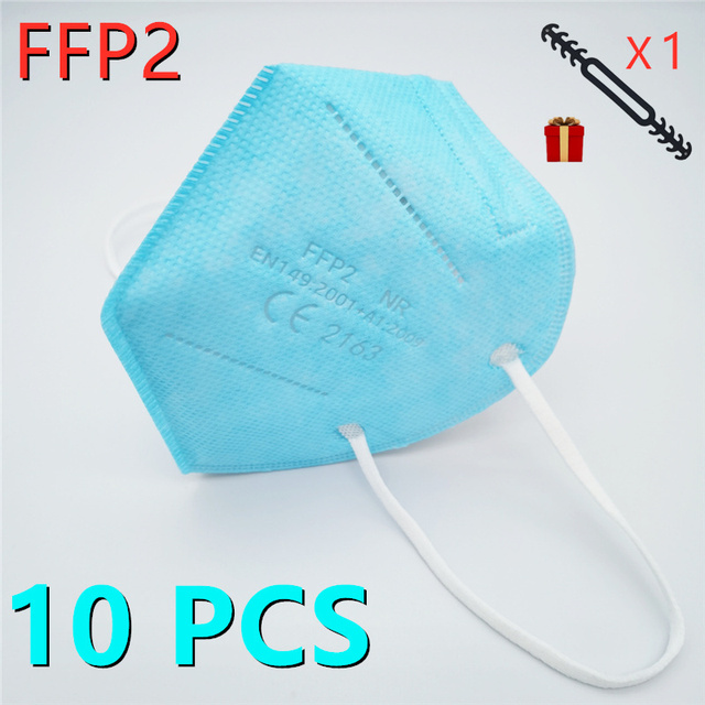 10-100 قطعة FFP2 Mascarillas الأسود الكبار ffp2fan الألوان المعتمدة الجهاز التنفسي fpp2 قناع الوجه Mascherine ffpp2 CE التسليم السريع