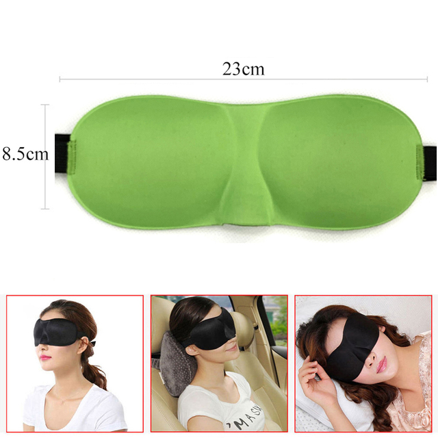 Tcare Breathable 3D Sleep Eye Masks Cotton Padded Eyes Patch Light Blocking Use for School Home Office Travel Beach Camping