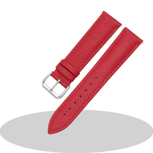 PEIYI Genuine Leather Watchband 16 18 20 22mm Purple Red Bracelet for Women Fashion Cowhide Watch Chain Quick Release