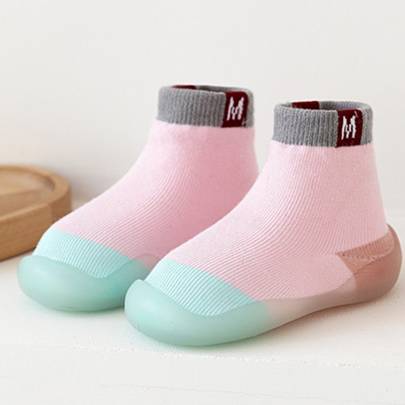 Baby Socks Shoes Infant Color Matching Cute Kids Boys Shoes Doll Soft Soled Baby Floor Socks Baby Girls First Walkers Shoes