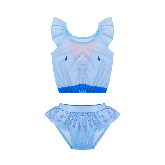 Princess Girls Bathing Suit One Piece Bathing Suit Kids Bathing Suit Snow White and Elsa Two Pieces Bathing Suit