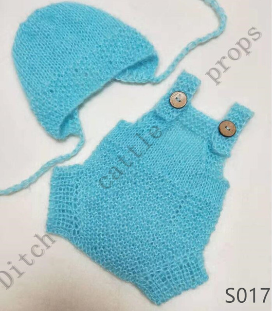 Newborn photography props, pants, hats, mohair woven props, newborn photography clothes