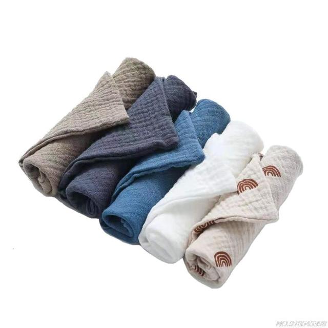 5pcs Baby Feeding Towel Soft Gauze Bath Towel Newborn Saliva Towel Burp Cloth D09 20 Dropshipping