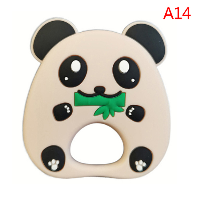 Baby Silicone Teether Christmas Tree Sika Deer Baby Fidget Toys Snowflake Pacifier Chain Food Grade Silicone Baby Accessories