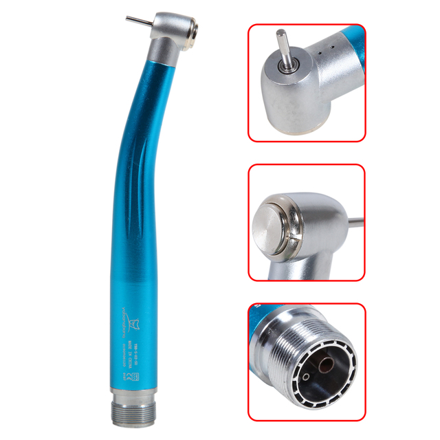 High Speed ​​Dental Handpiece, 2 or 4 Holes, Push Button, Standard Air Turbine, NSK Compatible Rotator/Cartridge