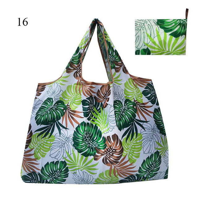 Thickened Folding Shopping Storage Bag Large Capacity Reusable Grocery Bag Eco-friendly Supermarket Waterproof Shoulder Bag