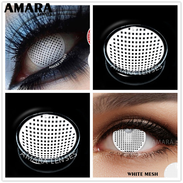 Amara Colored Contact Lenses For Eyes Anime Cosplay Colored Lenses Blue Purple Multicolor Contact Lenses Makeup Beauty