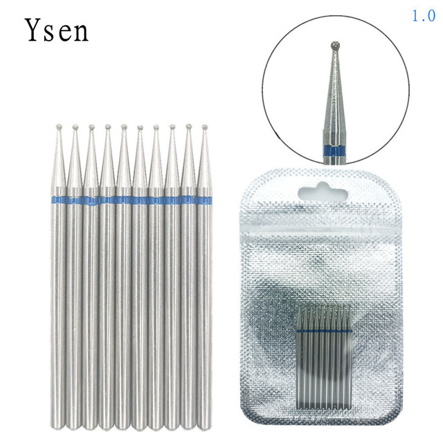 10pcsSet Diamond Nail Drill Bit Artery Electric Cutters For Pedicure Manicure Files Cuticle Burr Nail Tools Accessories