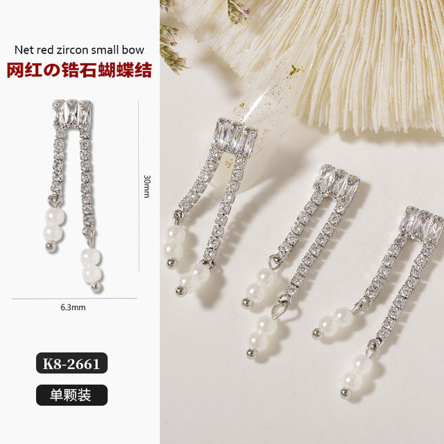 Zircon Jewelry Inlaid Natural Shell Love Bowknot Pearl Necklace Star Tassel Necklace Accessories