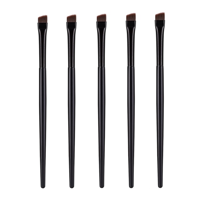 5/10/20/50pcs Eyebrow Contour Makeup Brushes Eyebrow Eyeliner Brush Professional Super Thin Angled Liner Eye Brush Make Up Tools